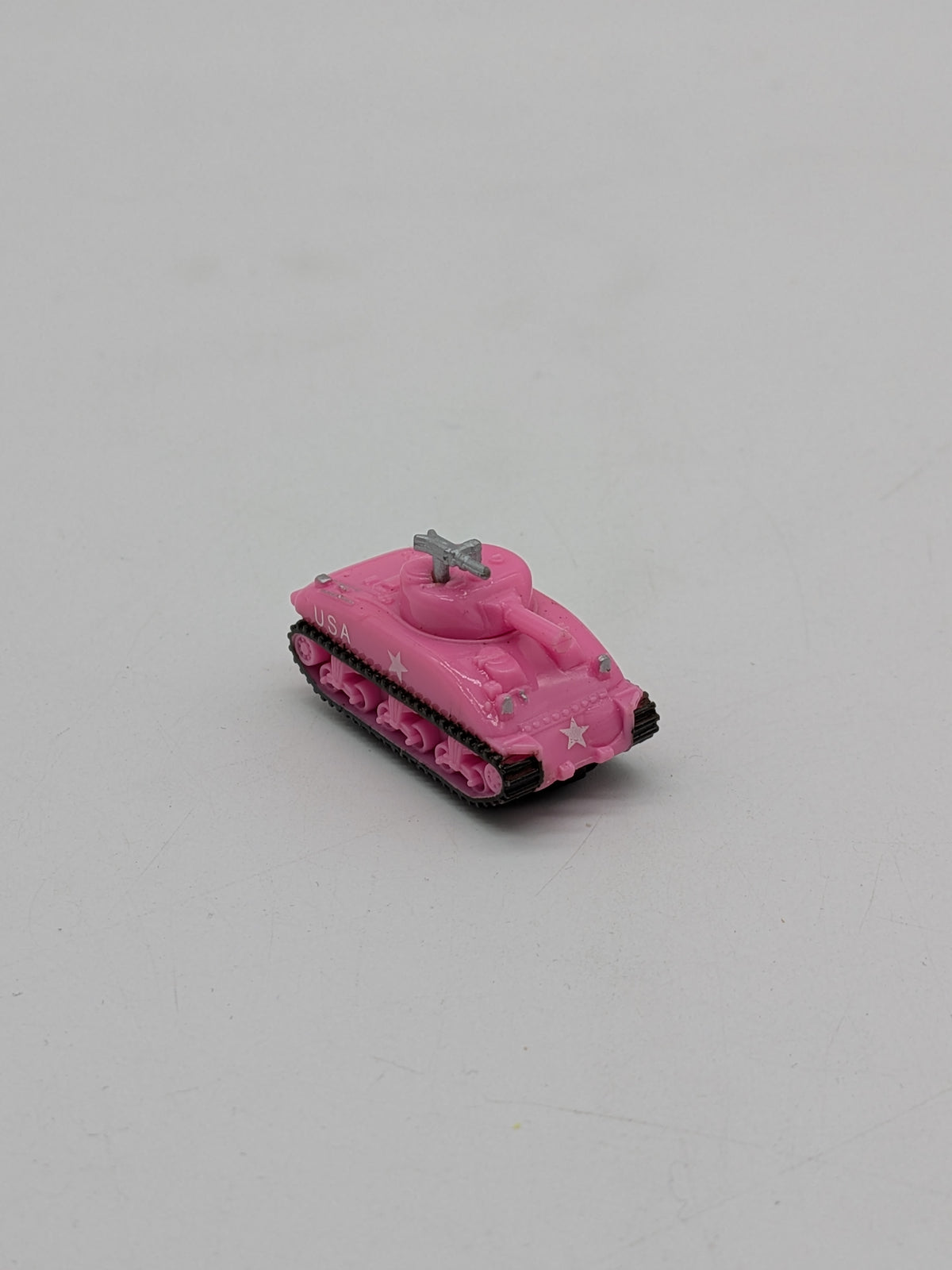 Galoob 1989 Micro Machines Insider Collection #10 Pink Sherman Tank "Insider" Toy Vehicle