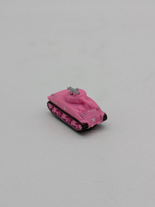 Galoob 1989 Micro Machines Insider Collection #10 Pink Sherman Tank "Insider" Toy Vehicle