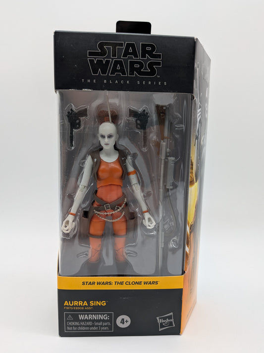 Hasbro 2021 Star Wars The Black Series The Clone Wars Aurra Sing Action Figure
