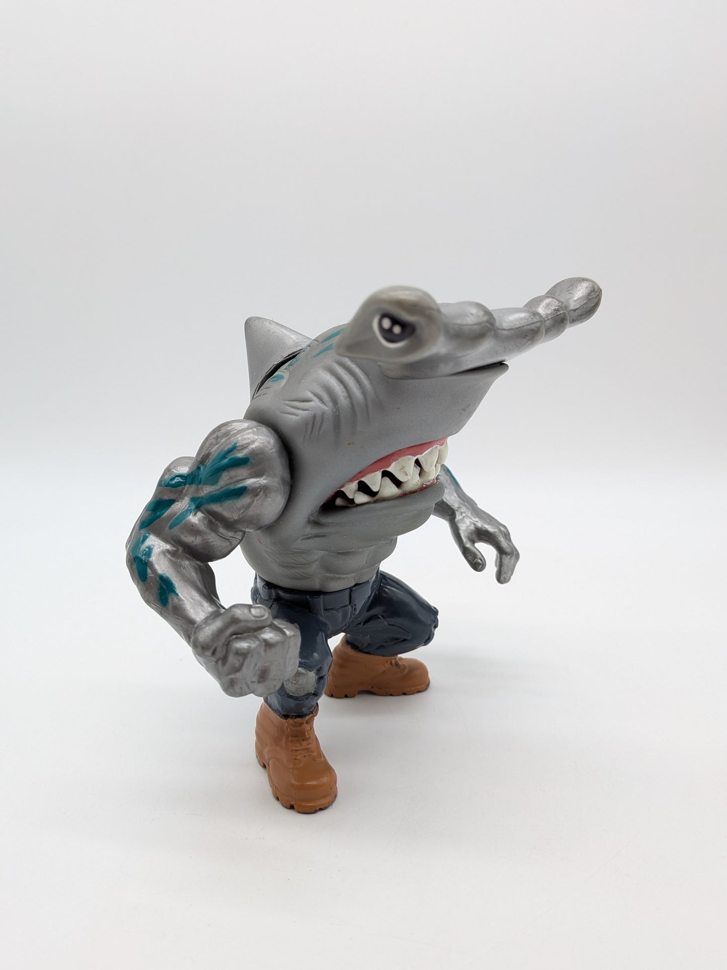 Mattel 1994 Street Sharks Jab Hammerhead Action Figure