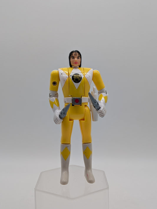 Bandai 1994 Mighty Morphin Power Rangers Auto-Morphin Series 1 Yellow Ranger (Trini) Action Figure