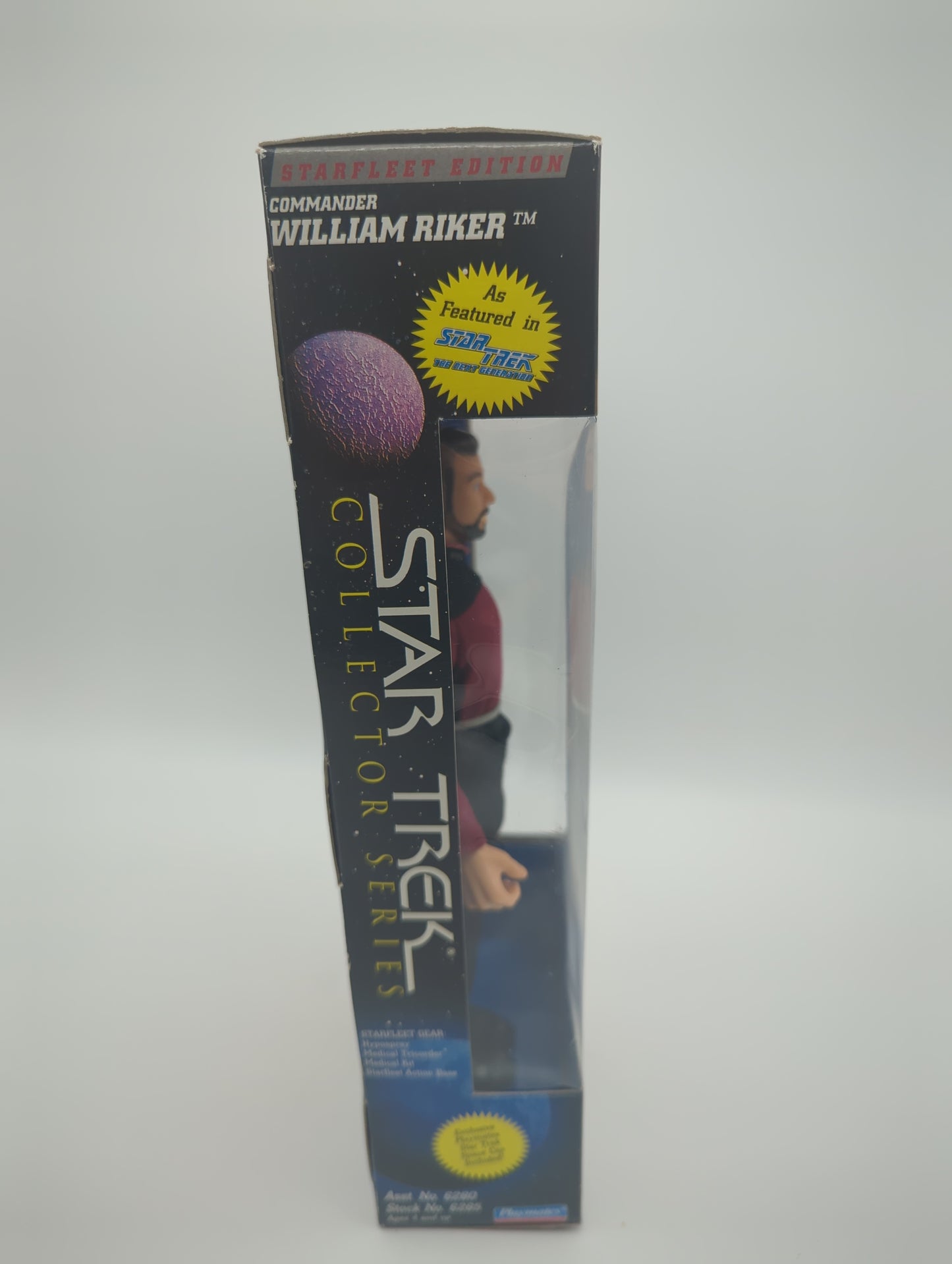 Playmates 1995 Star Trek Collector Series Commander William Riker Action Figure