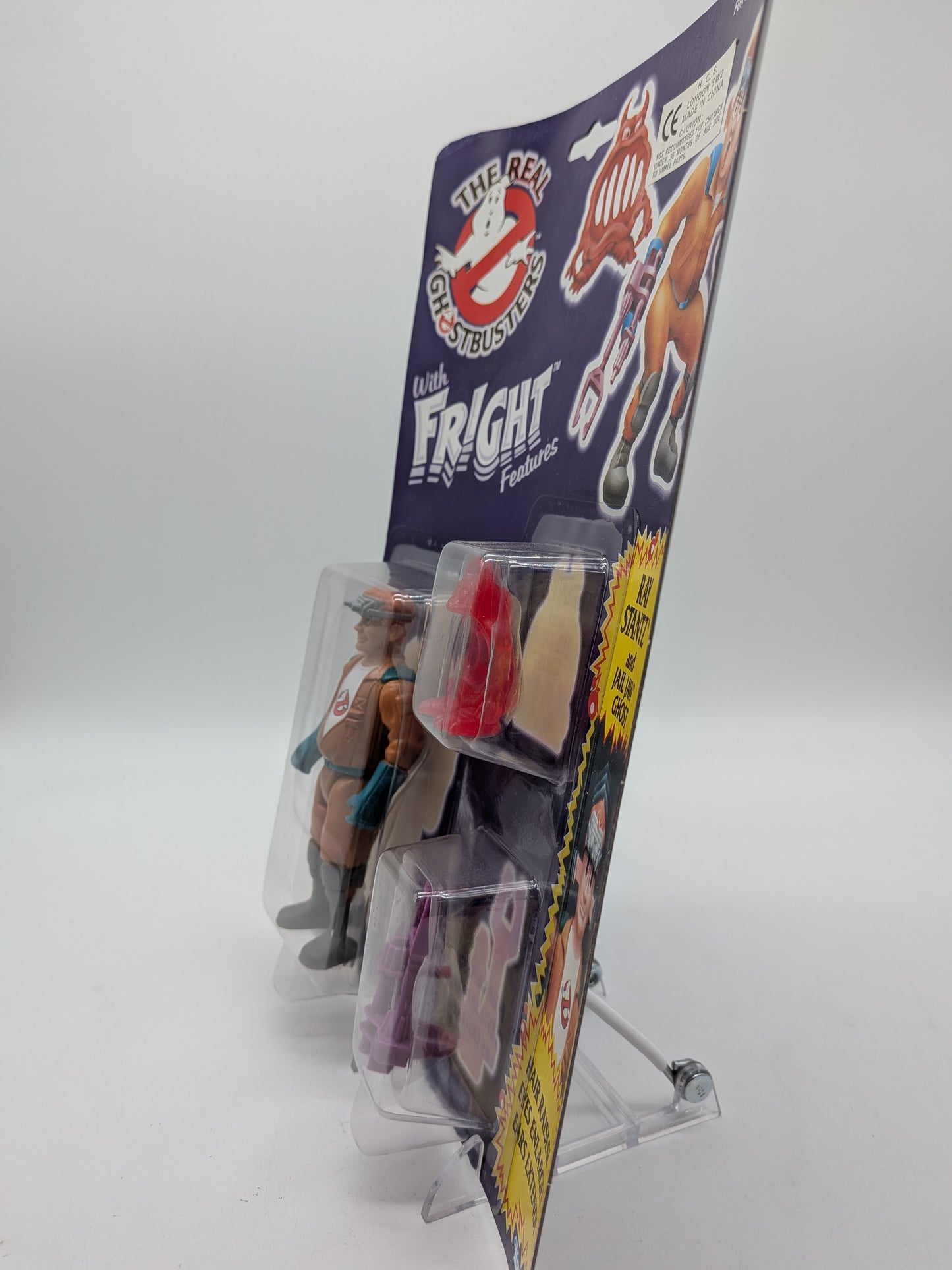 Columbia Pictures Television Used Under License Kenner 1986 The Real Ghostbusters Ray Stantz and Jail Jaw Ghost Action Figure (UK Variant)