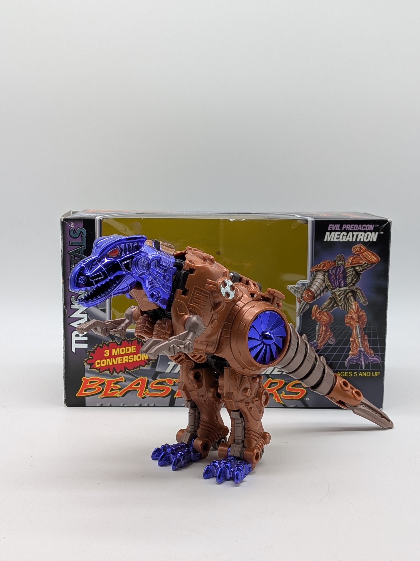 Hasbro 1997 Transformers Beast Wars Evil Predacon Megatron Figure