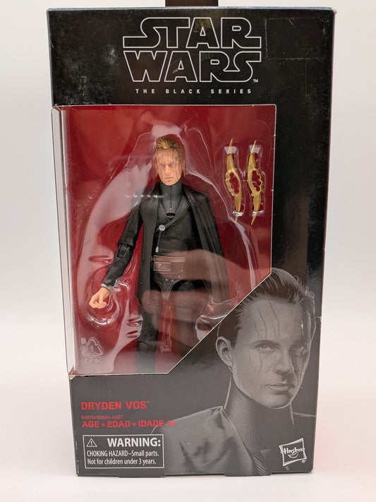 Hasbro 2018 Star Wars The Black Series Dryden Vos Action Figure