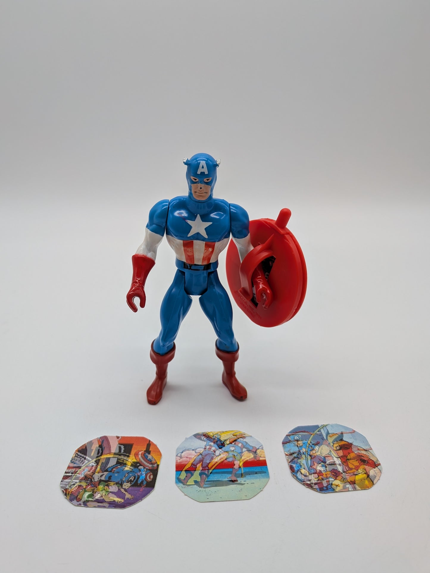 Mattel 1984 Marvel Super Heroes Secret Wars Captain America 4.5" Action Figure