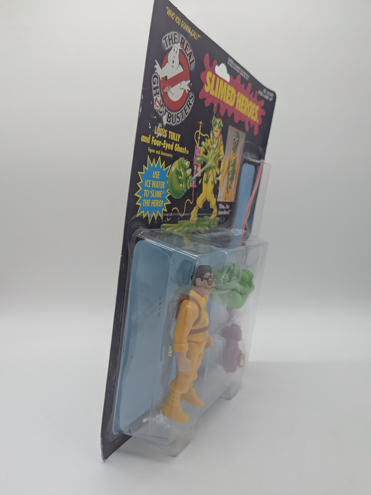 Kenner 1986 The Real Ghostbusters Slimed Heroes Louis Tully and Four-Eyed Ghost Action Figure