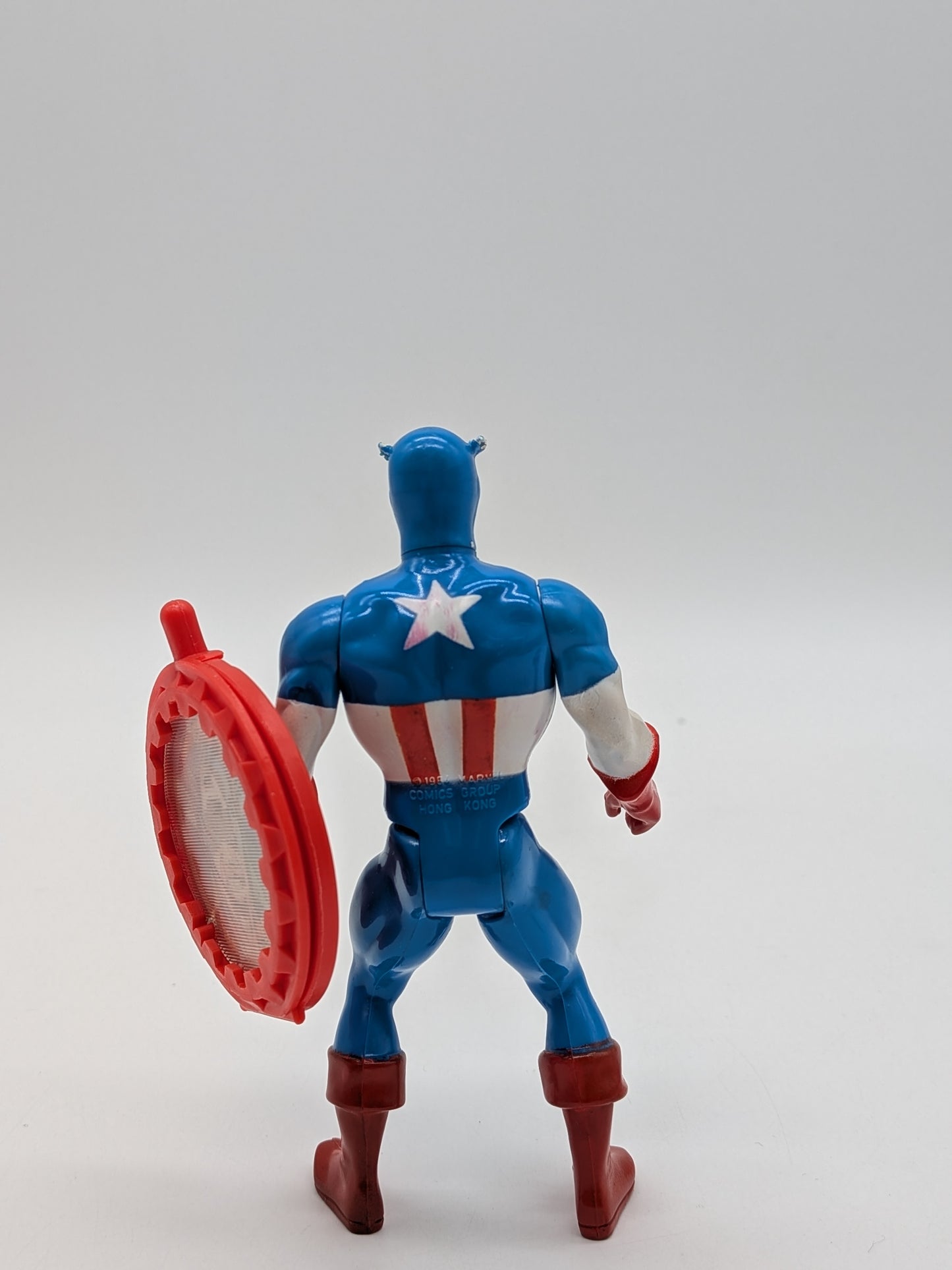 Mattel 1984 Marvel Super Heroes Secret Wars Captain America 4.5" Action Figure