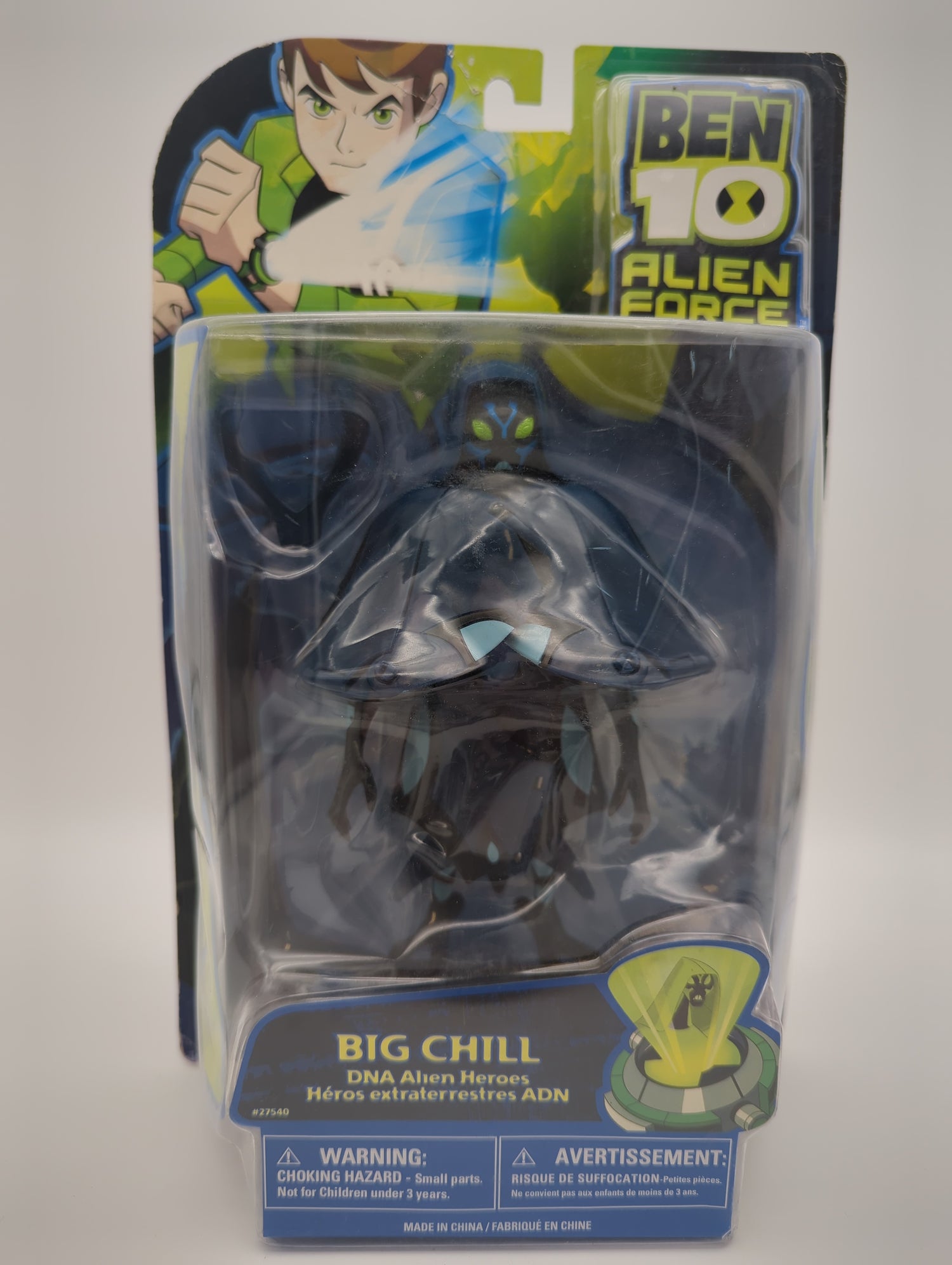 2009 Bandai Ben 10 Alien Force Big Chill DNA Alien Heroes Action Figure