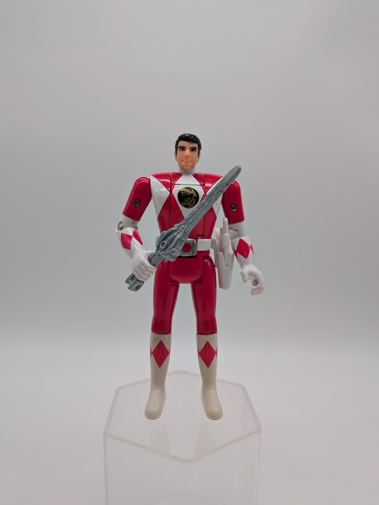 Bandai 1994 Mighty Morphin Power Rangers Auto-Morphin Series 1 Red Ranger (Jason) Action Figure