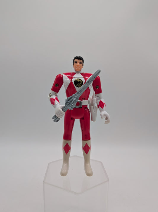 Bandai 1994 Mighty Morphin Power Rangers Auto-Morphin Series 1 Red Ranger (Jason) Action Figure