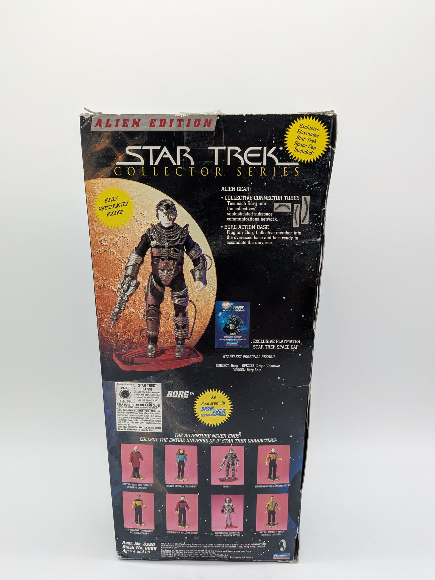 Playmates 1995 Star Trek Collector Series Borg 9" Action Figure