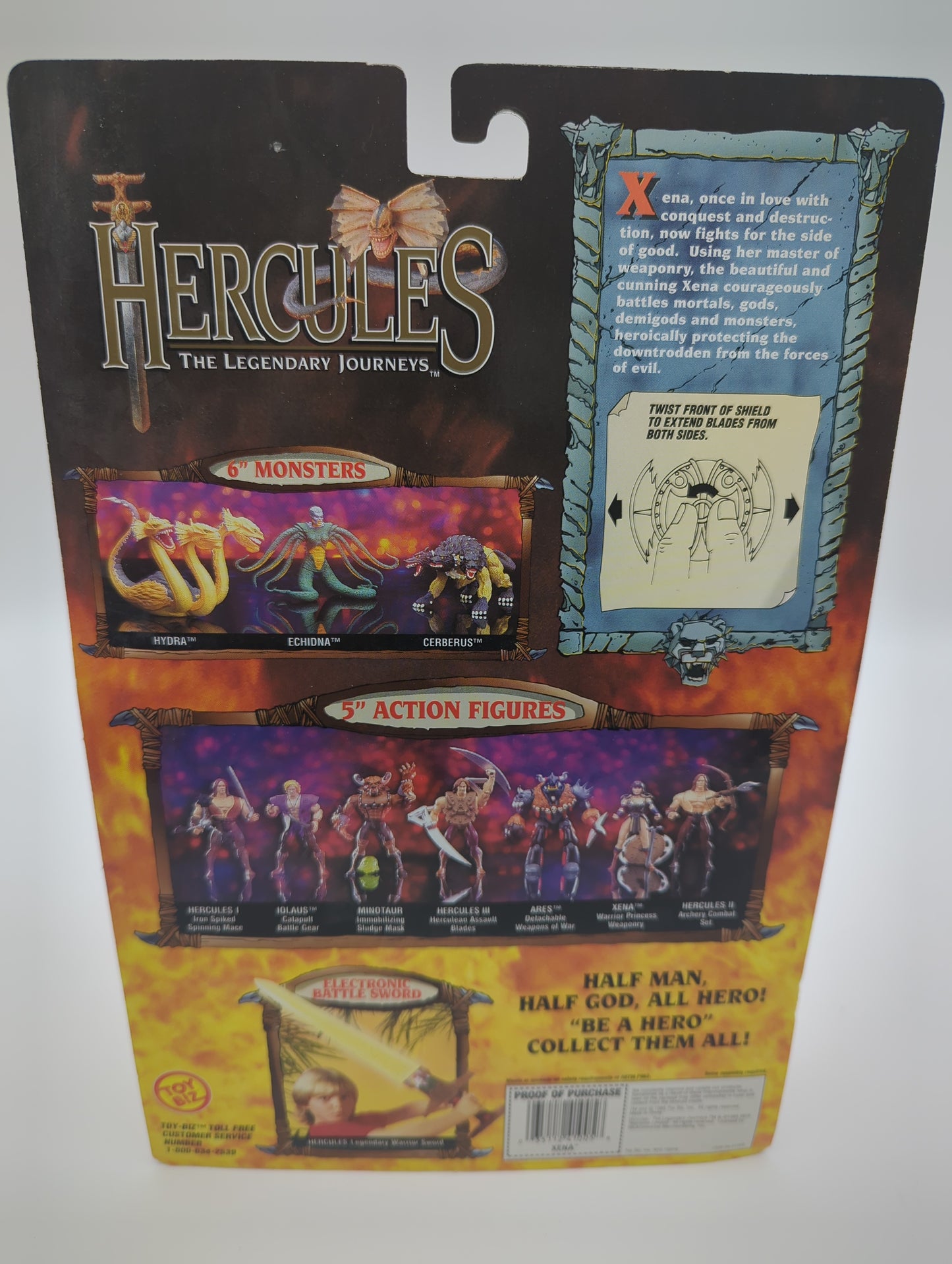 Toy Biz 1995 Hercules The Legendary Journeys Xena Action Figure