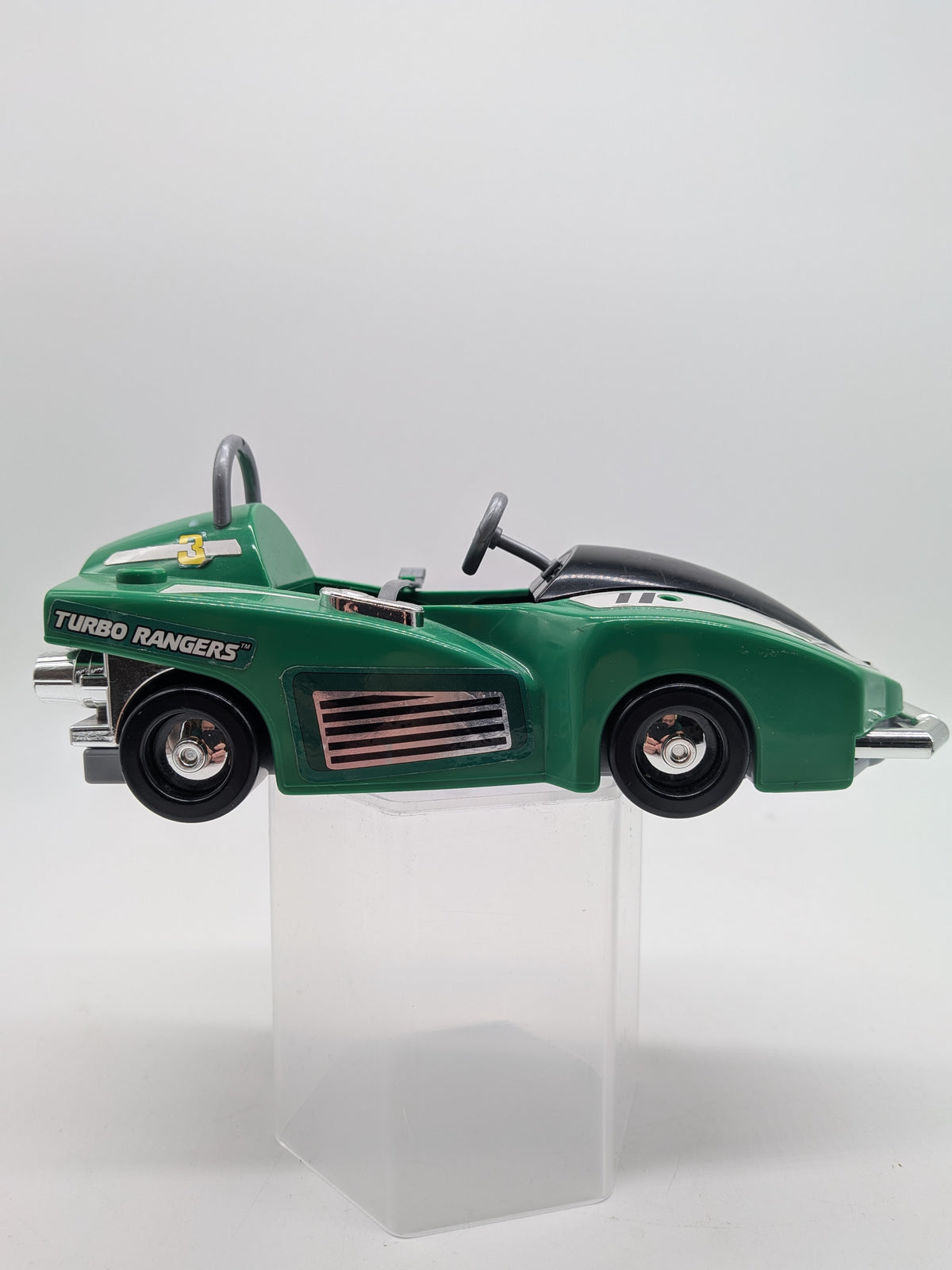 Bandai 1997 Power Rangers Turbo Green Car, photo 1 of 2