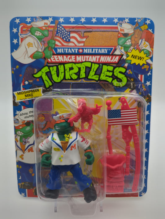 Playmates 1991 Mutant Military Teenage Mutant Ninja Turtles Midshipman Mike Action Figure