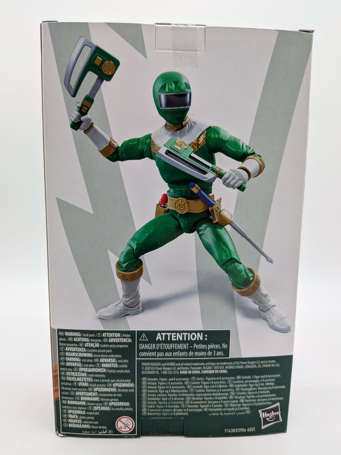 Hasbro 2020 Power Rangers Lightning Collection Zeo Green Ranger Action Figure