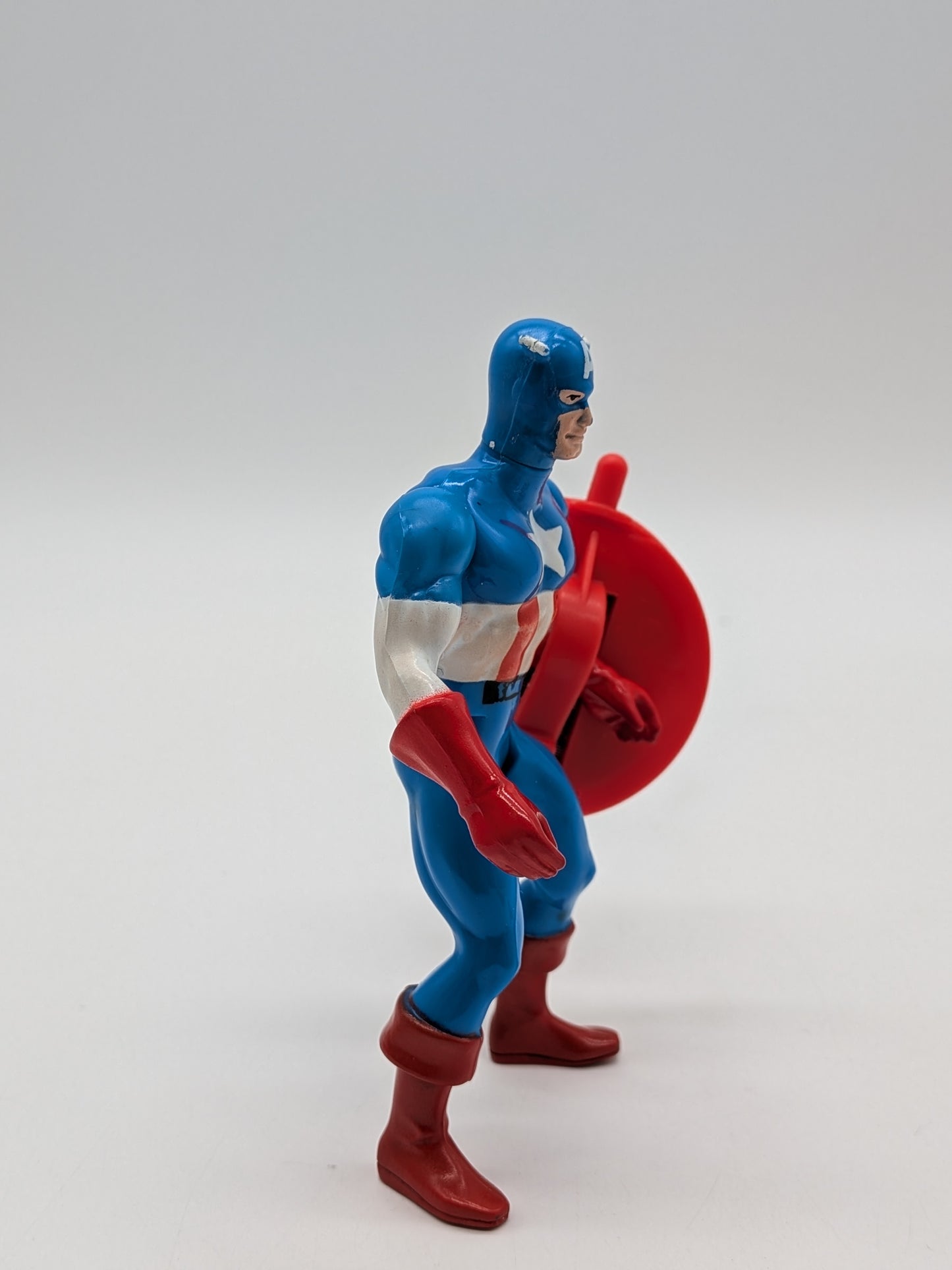 Mattel 1984 Marvel Super Heroes Secret Wars Captain America 4.5" Action Figure