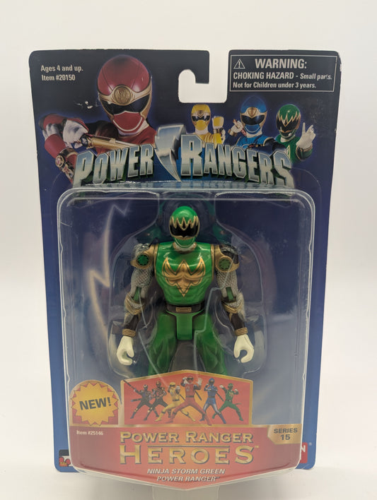 Bandai 2006 Power Rangers Power Ranger Heroes Ninja Storm Green Power Ranger Action Figure