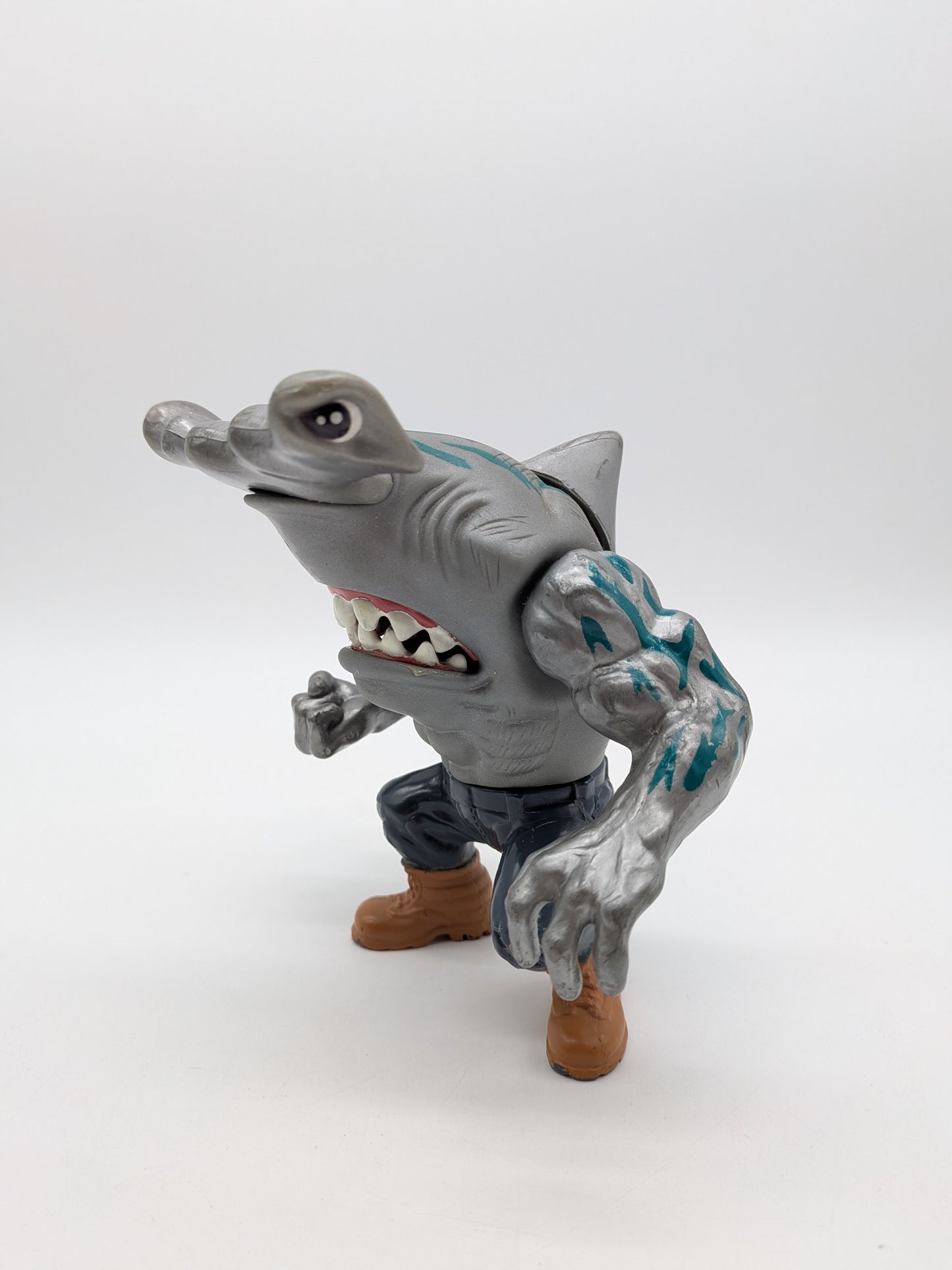 Mattel 1994 Street Sharks Jab Hammerhead Action Figure