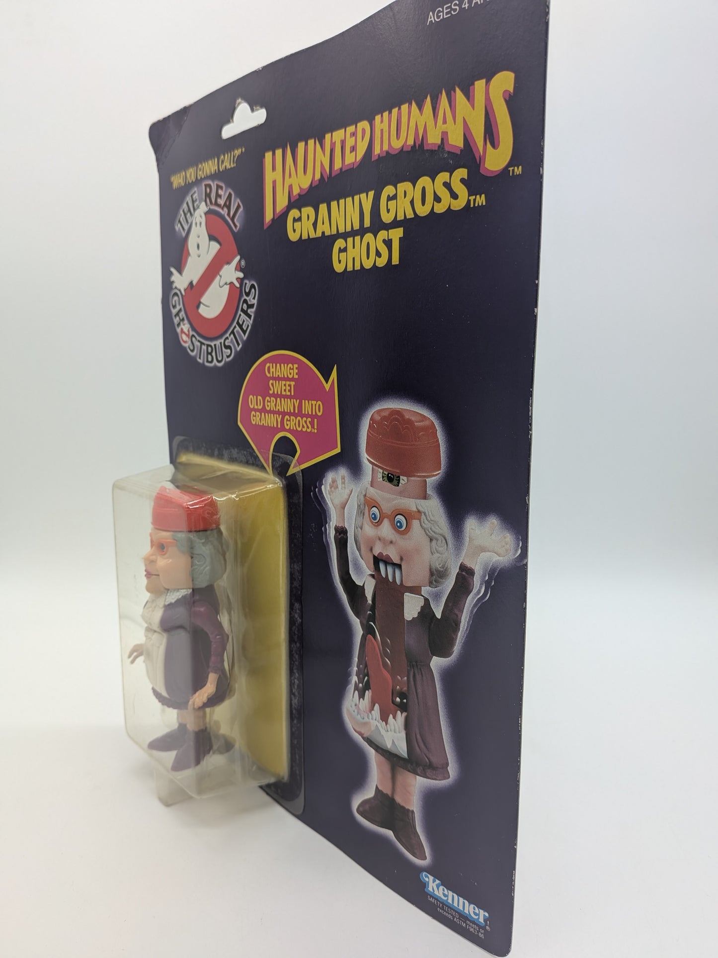 Kenner 1986 The Real Ghostbusters Haunted Humans Granny Gross Ghost Action Figure