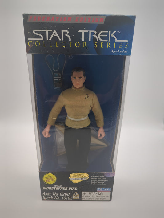 Playmates 1996 Star Trek Collector Series Captain Christopher Pike Action Figure