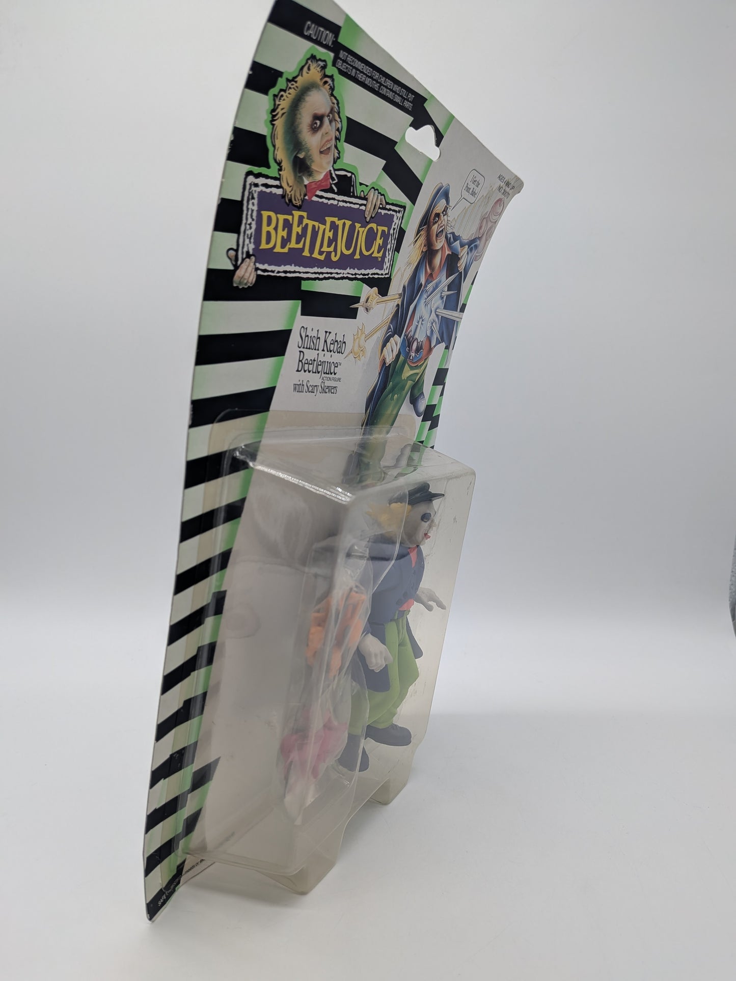 Kenner 1989 Beetlejuice Shish Kebab Beetlejuice with Scary Skewers Action Figure
