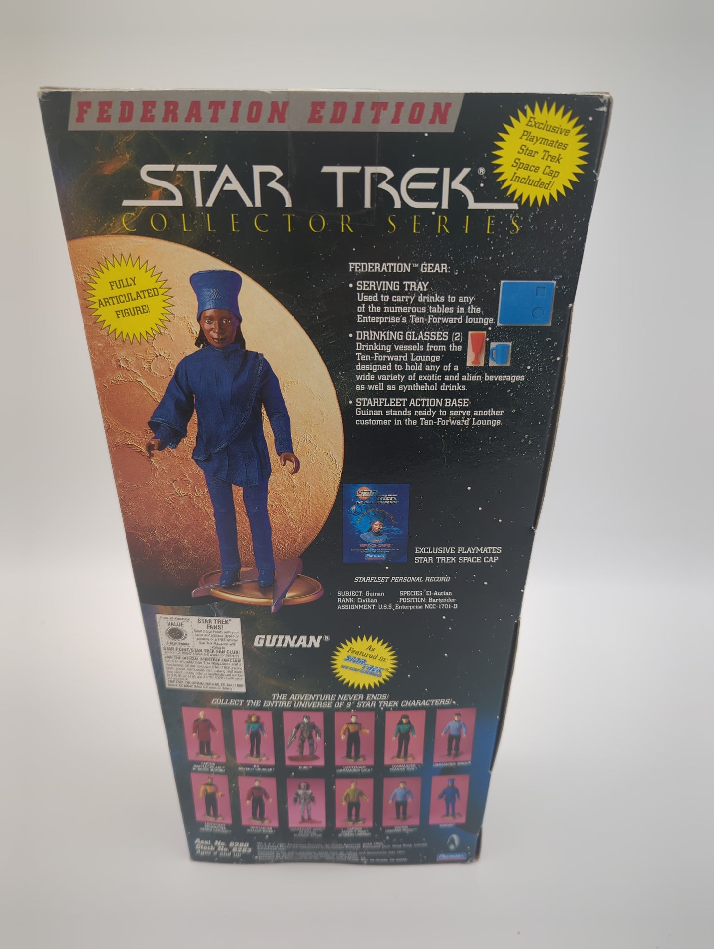 Playmates 1995 Star Trek Collector Series Guinan Action Figure