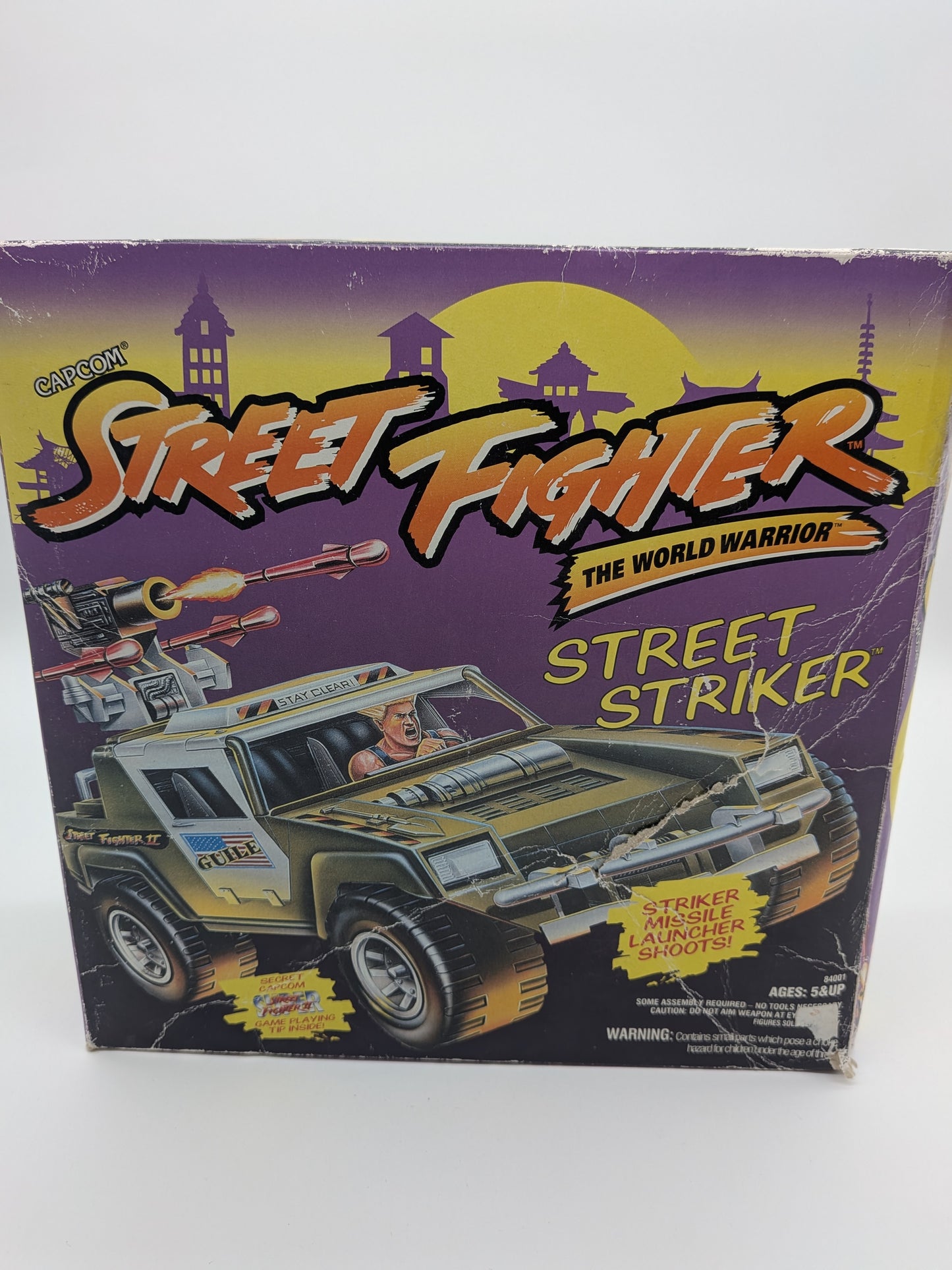 Hasbro 1993 Street Fighter The World Warrior Street Striker Vehicle