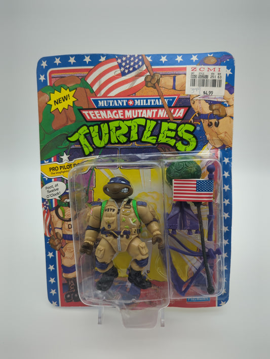 Playmates 1991 Mutant Military Teenage Mutant Ninja Turtles Pro Pilot Don Action Figure