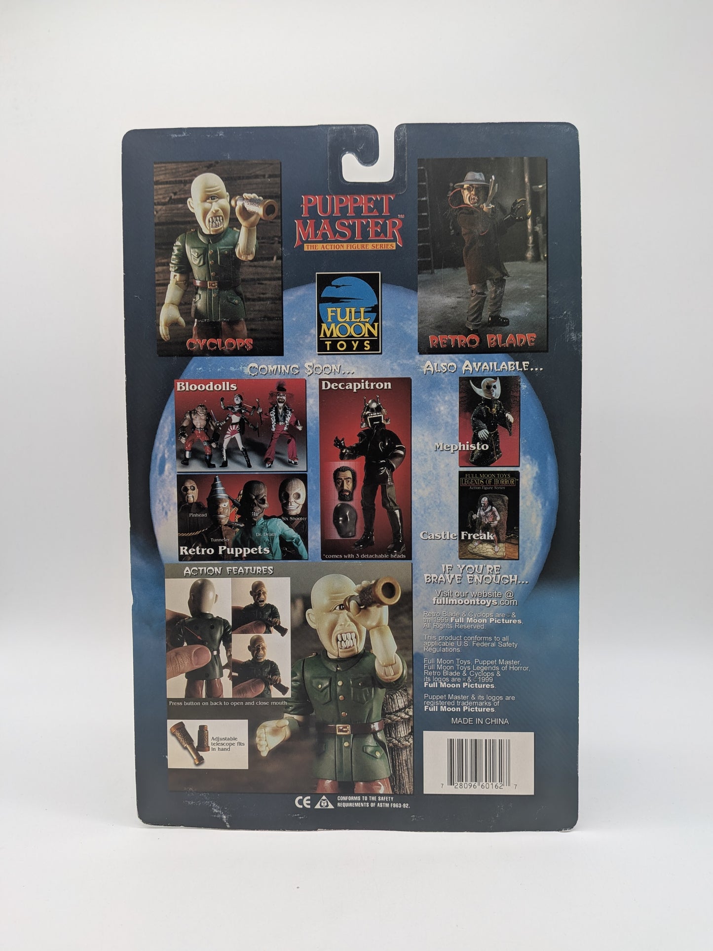 Full Moon Toys Puppet Master Retro Cyclops Action Figure