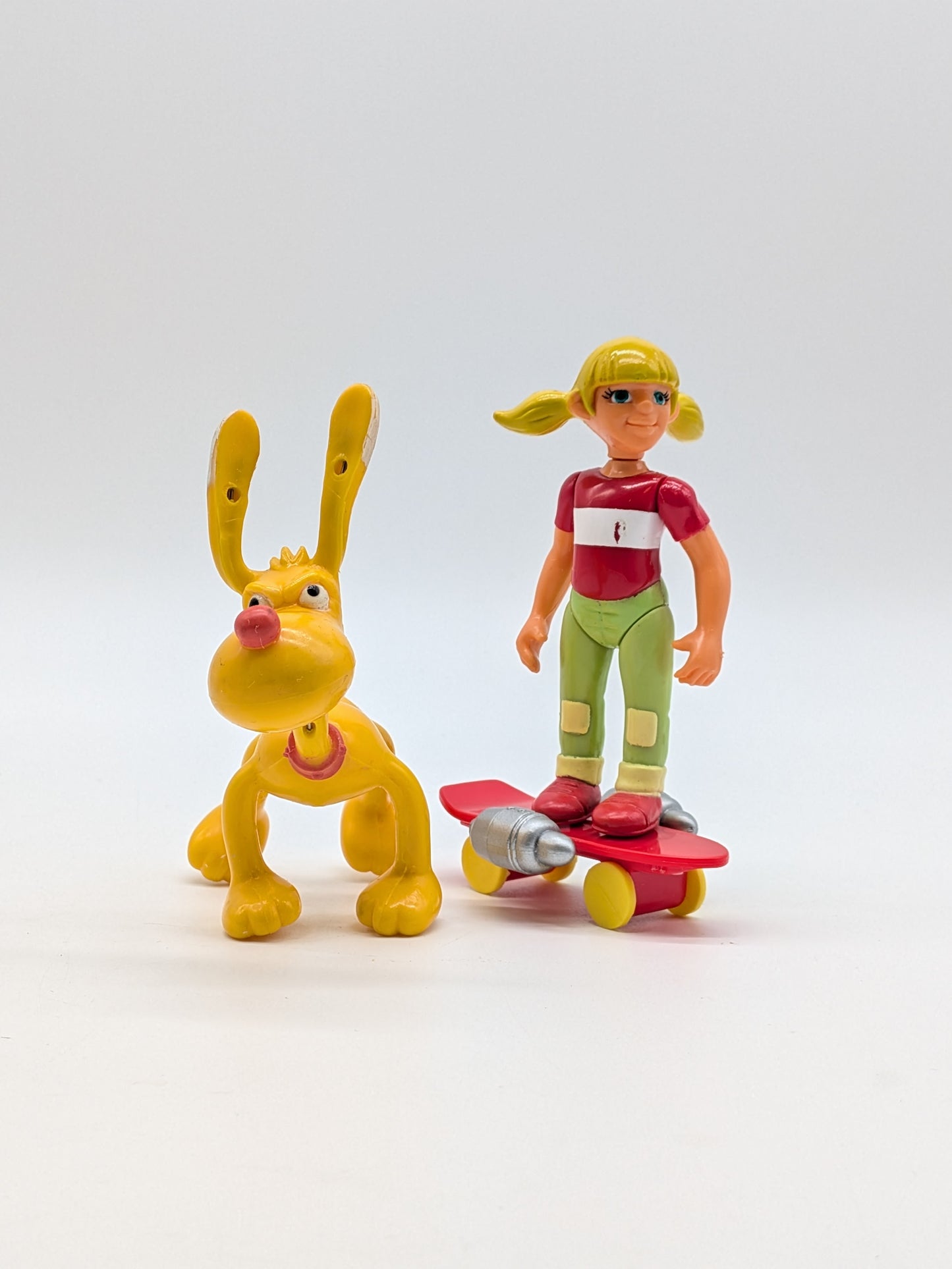 Dic Tiger Toys 1992 Inspector Gadget Penny and Brain Action Figure