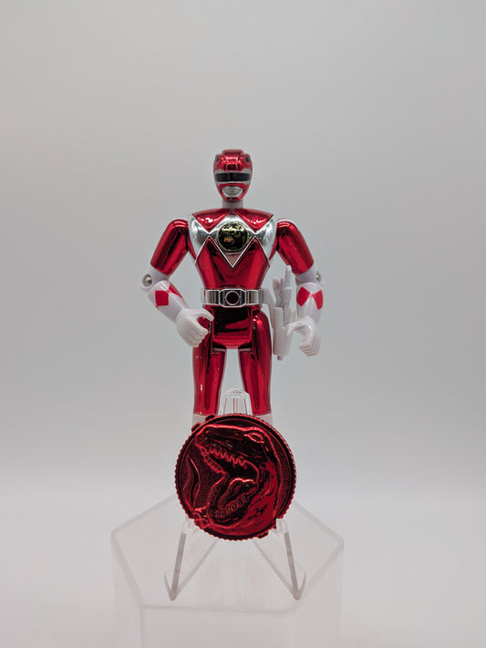 Bandai 1995 Mighty Morphin Power Rangers Movie Red Ranger Action Figure