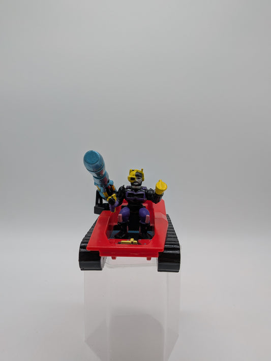 Galoob 1992 Micro Machines Z-Bots Ballistic Bomber with Krobarr Action Set