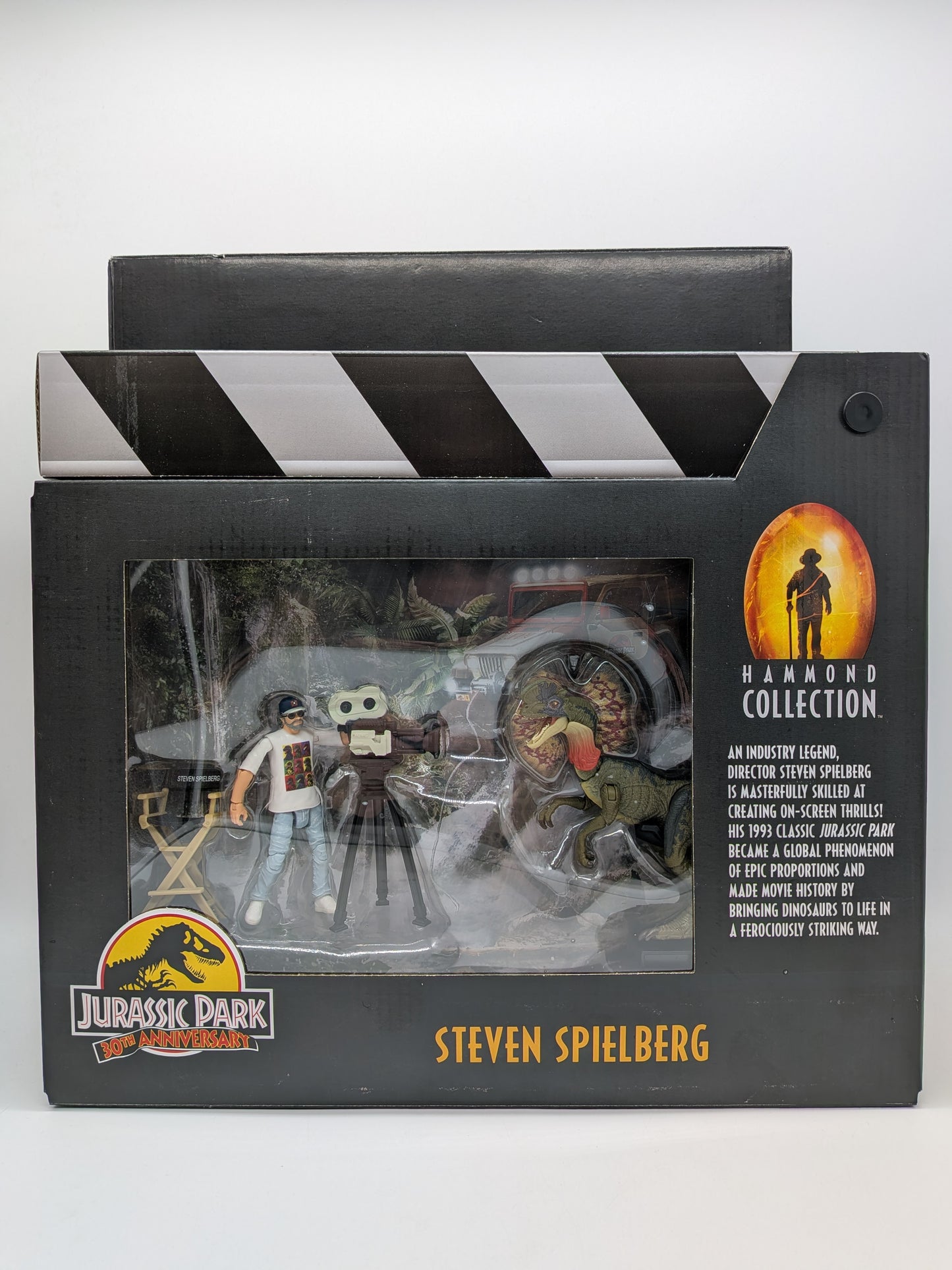 Mattel Creations 2022 Jurassic Park Hammond Collection Steven Spielberg 30th Anniversary Action Figure Set