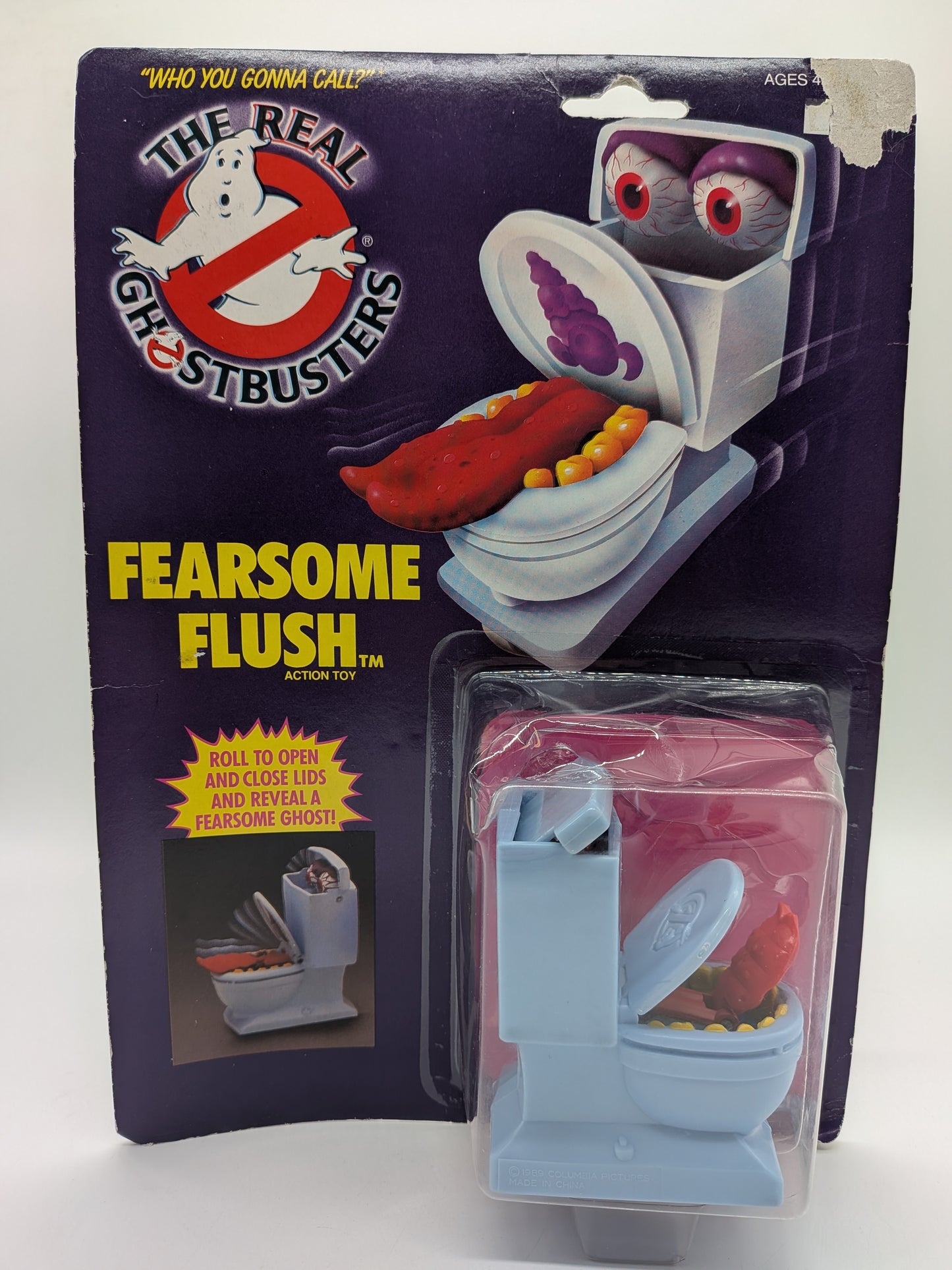 Kenner 1986 The Real Ghostbusters Fearsome Flush Action Figure