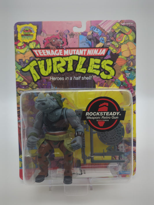 Playmates 2008 Teenage Mutant Ninja Turtles Rocksteady Action Figure