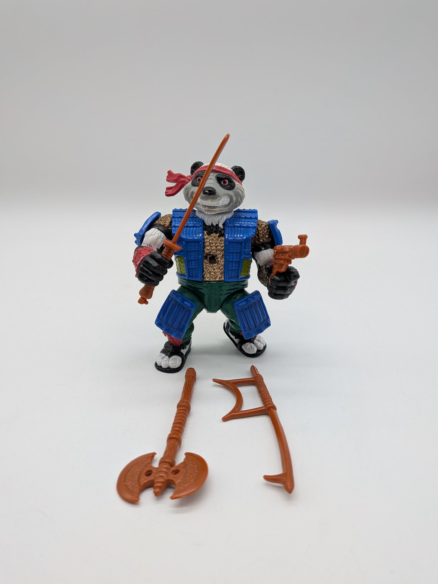 Playmates 1990 Teenage Mutant Ninja Turtles Panda Khan Action Figure