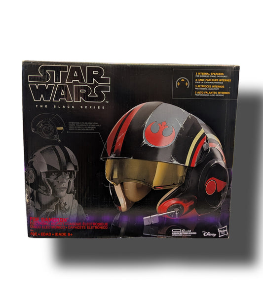 Hasbro 2017 Star Wars The Black Series Poe Dameron Electronic Helmet