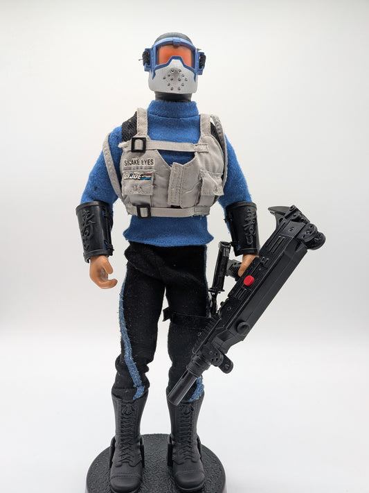 Hasbro 1992 G.I. Joe Hall of Fame Snake Eyes 12" Figure