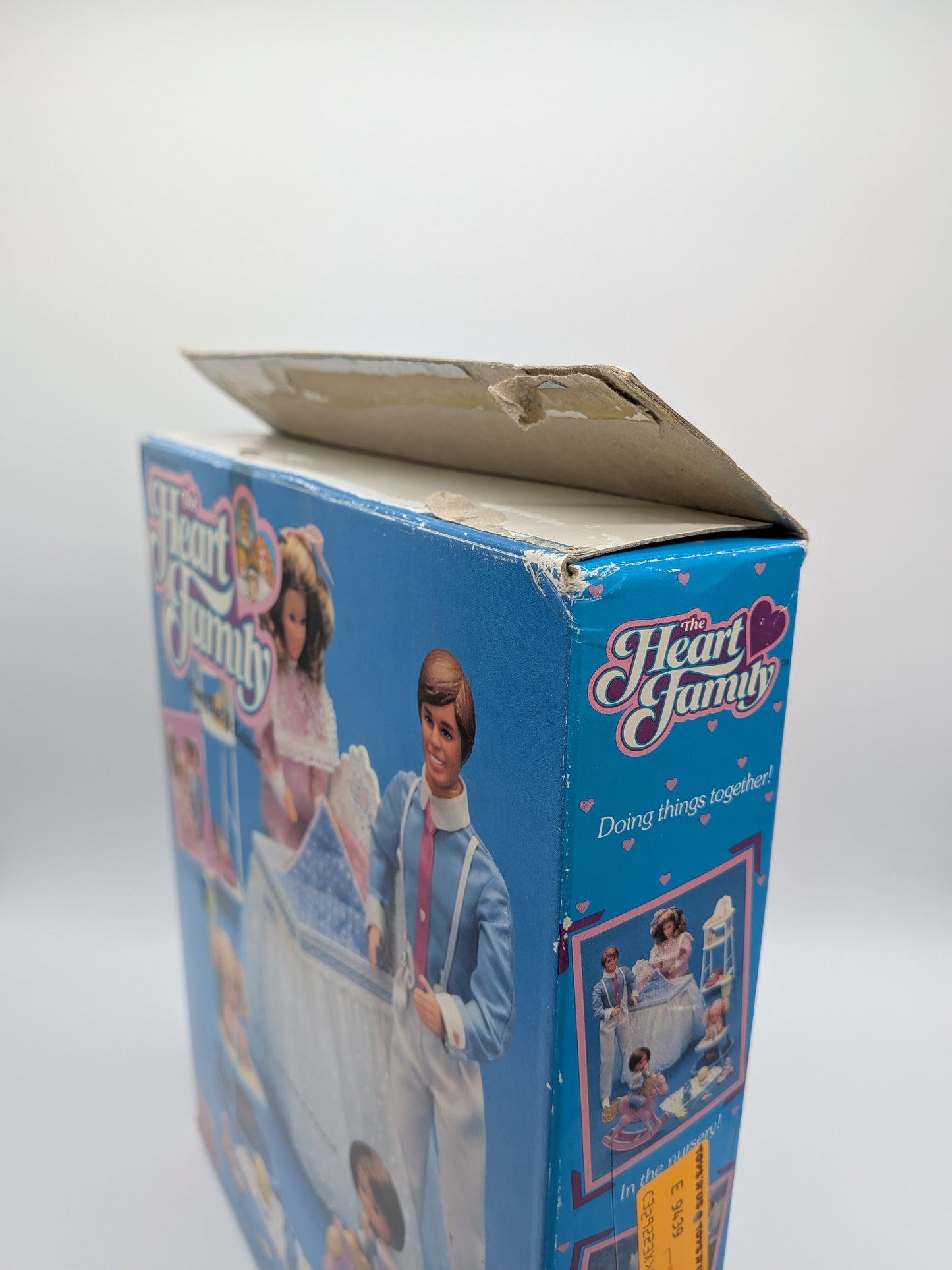 Mattel 1984 Barbie Doll's Friends! The Heart Family Mom, Dad & Babies Doll set