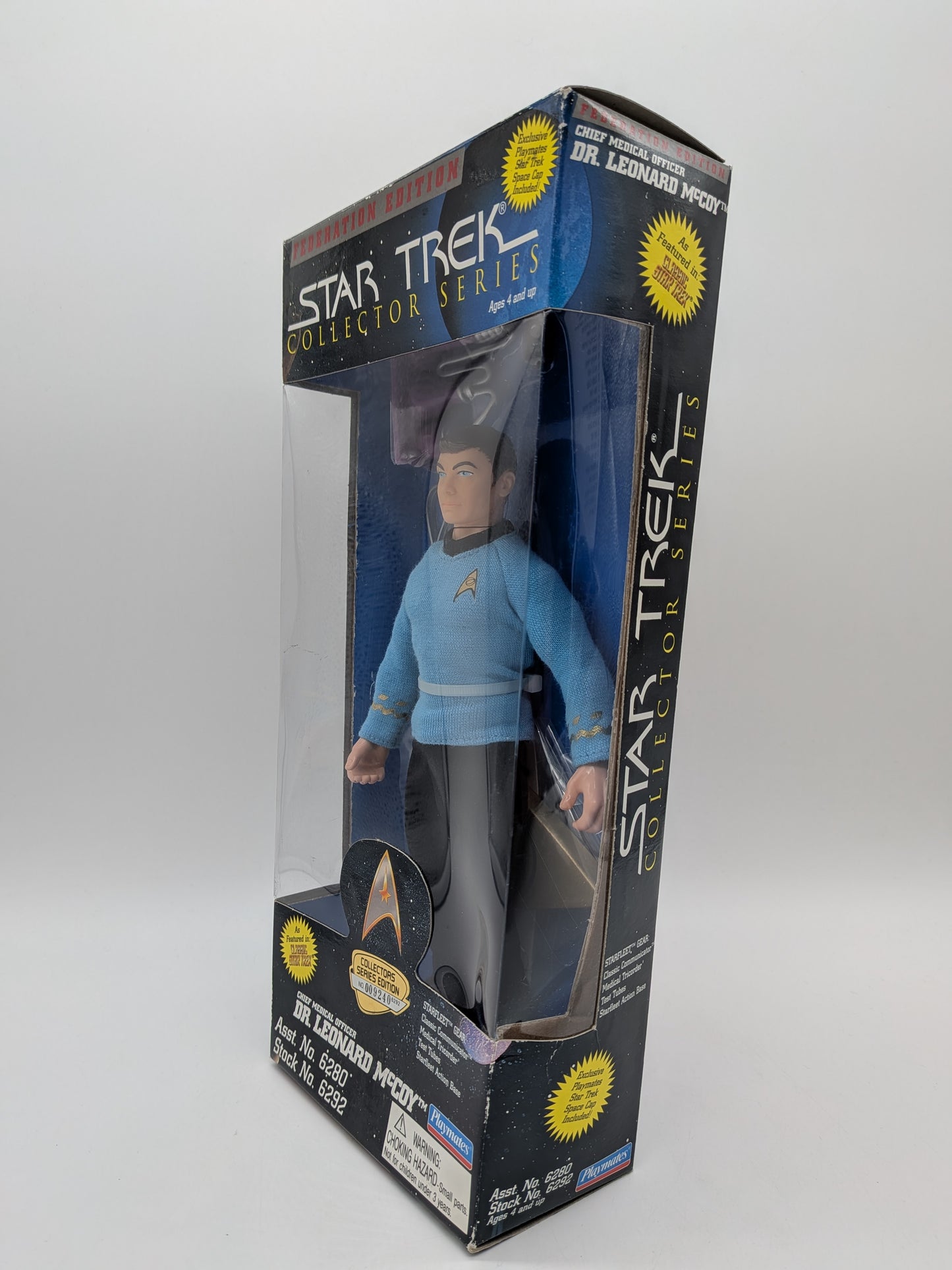 Playmates 1995 Star Trek Collector Series Dr. Leonard McCoy 9" Action Figure
