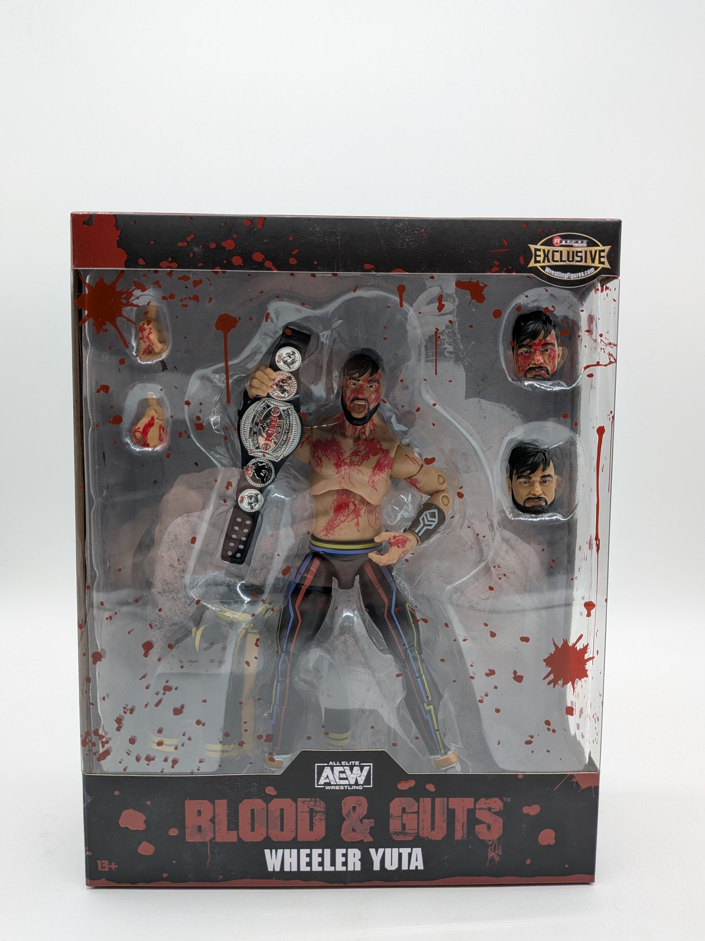 Jazwares 2023 AEW Blood & Guts Wheeler Yuta Action Figure (Ringside Exclusive)