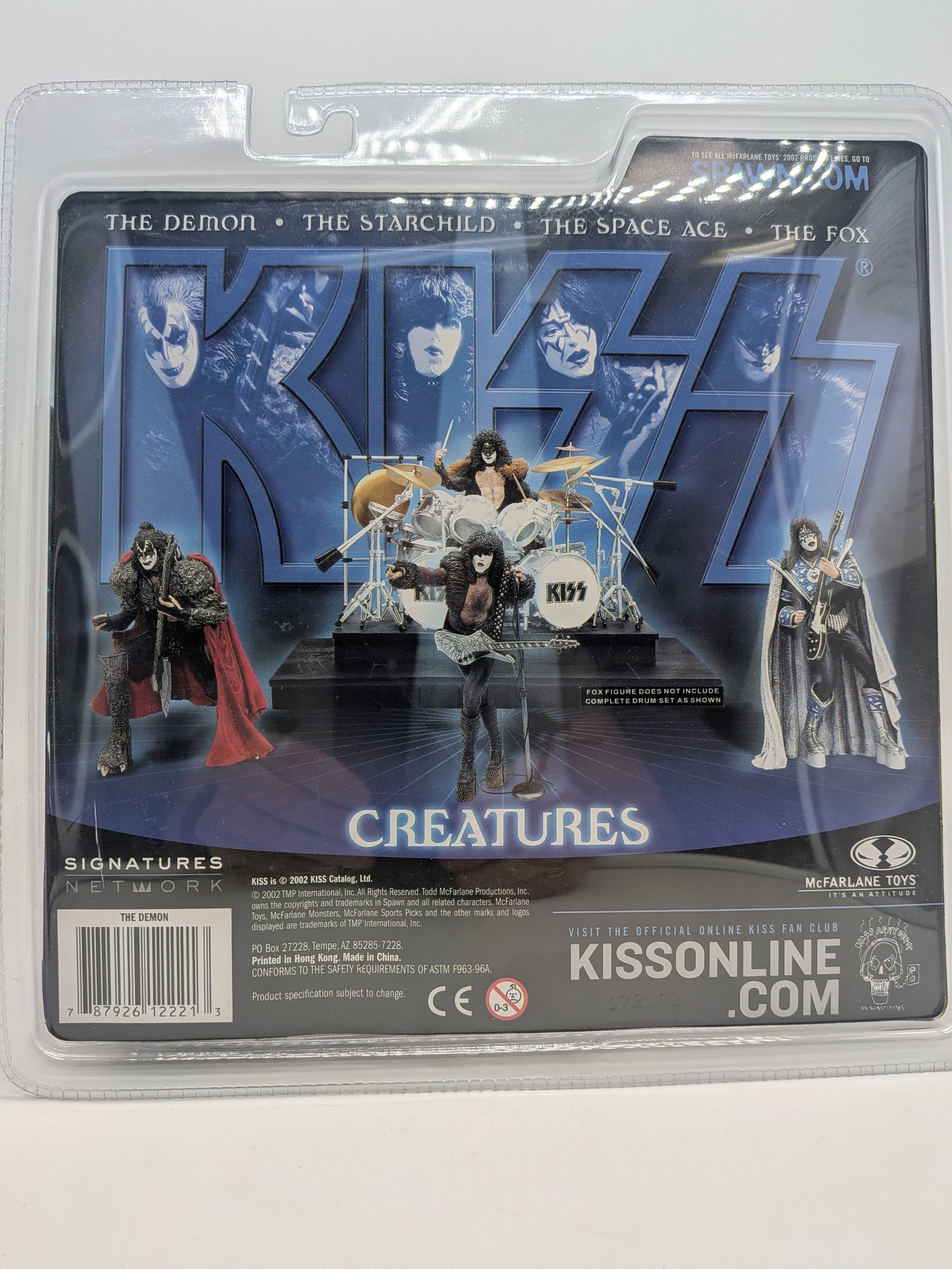 Mcfarlane Toys 2002 Kiss Creatures The Demon Action Figure