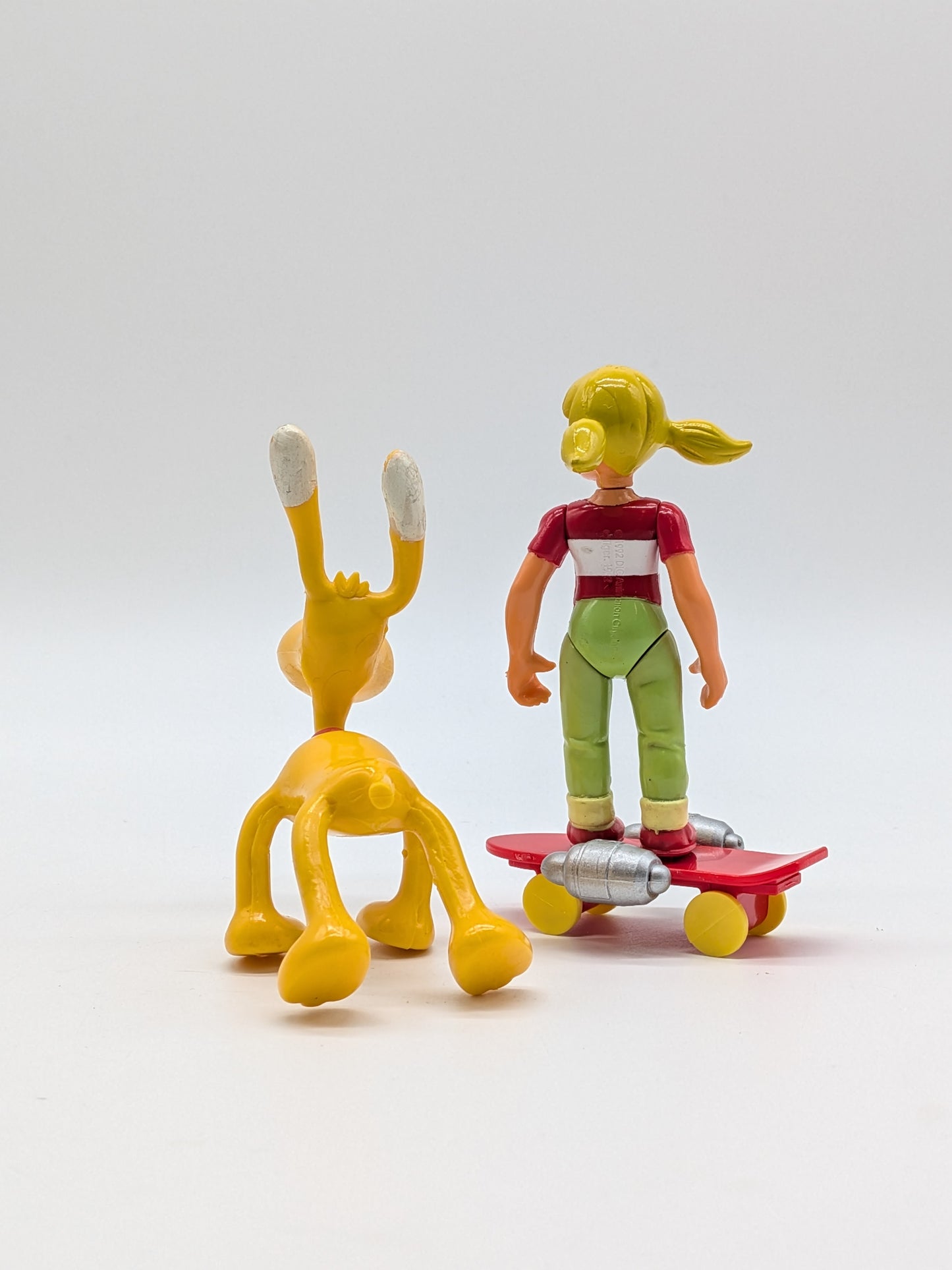Dic Tiger Toys 1992 Inspector Gadget Penny and Brain Action Figure