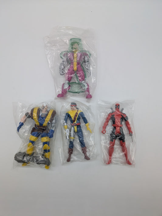 Toy Biz 1995 FAO Schwarz Mail-Away X-Men Deadpool, Cable, Forge and Trevor Fitzroy 4-Pack Action Figure Set