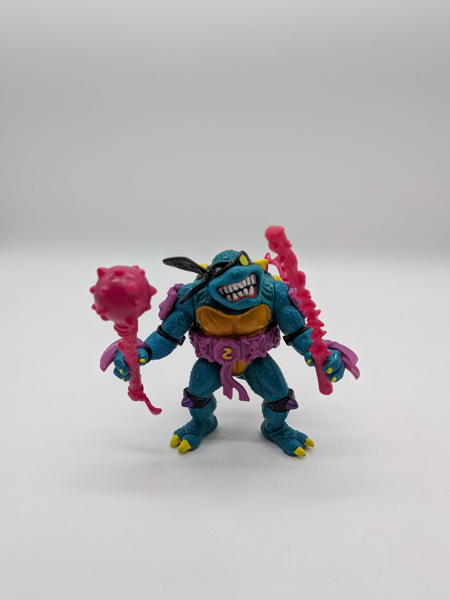 Playmates 1990 Teenage Mutant Ninja Turtles Slash (Purple Belt Variant) Action Figure