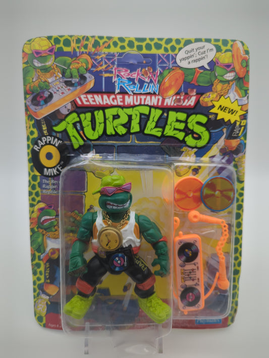 Playmates 1991 Teenage Mutant Ninja Turtles Rappin' Mike Action Figure