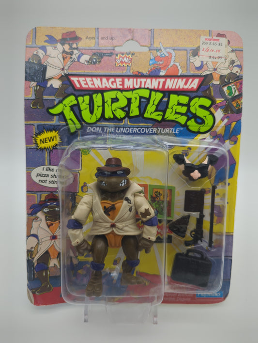 Playmates 1990 Teenage Mutant Ninja Turtles Don the Undercover Turtle Action Figure