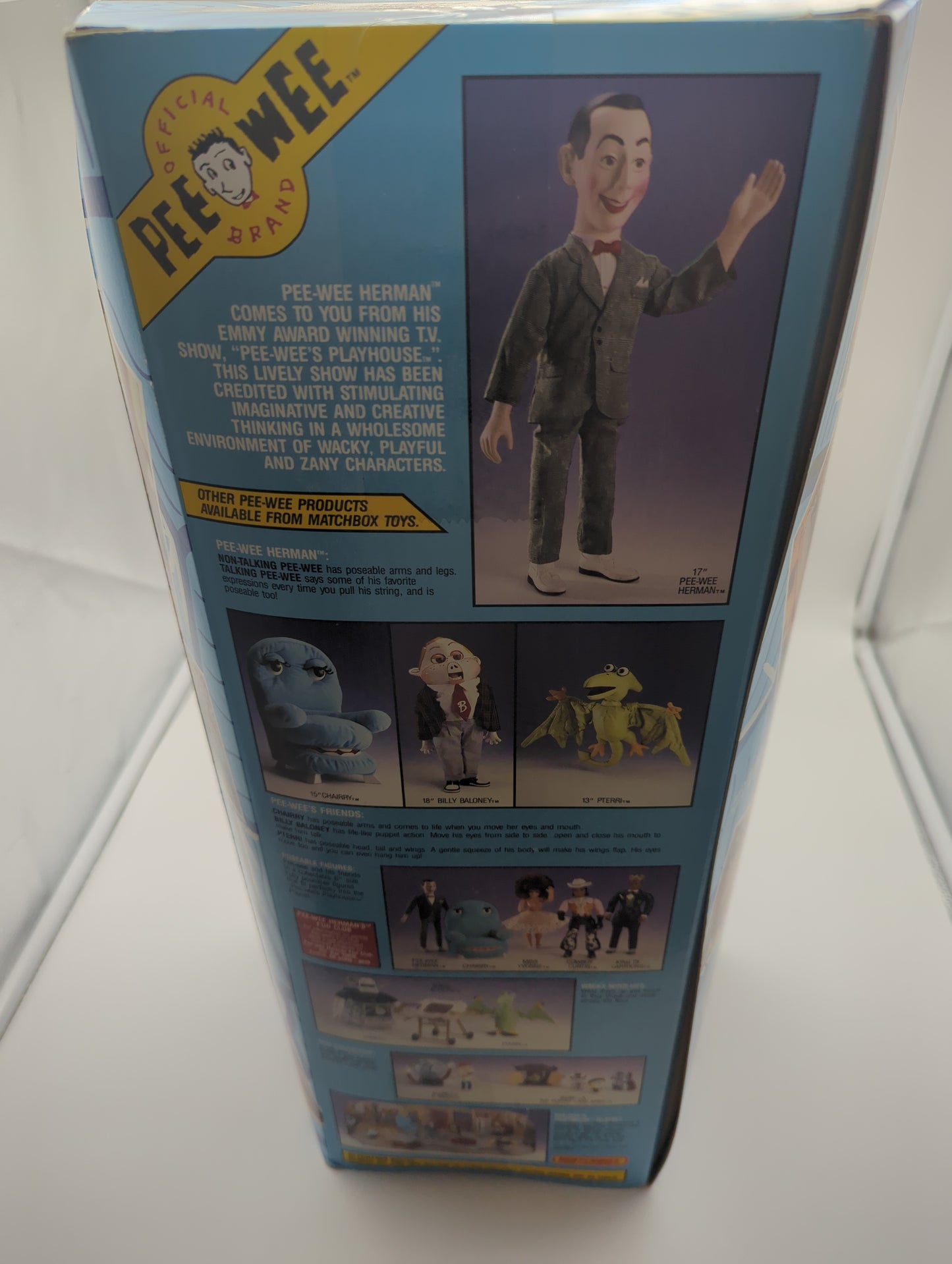 Matchbox 1988 Pee-Wee’s Playhouse 18” Billy Baloney Ventriloquest Doll