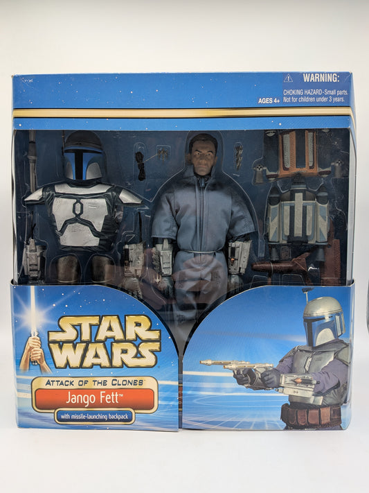 Hasbro 2002 Star Wars Attack of the Clones Jango Fett 12" Figure